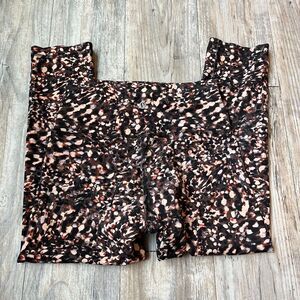 Lululemon Invigorate High-Rise Crop Sz 6 Small In Motion Flux Multi